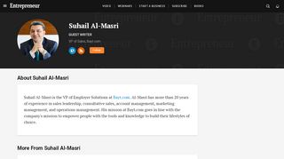 
                            8. Suhail Al-Masri - Author Biography - Entrepreneur