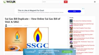 
                            2. Sui Gas Bill Duplicate – View Online Sui Gas Bill of SSGC .. ...