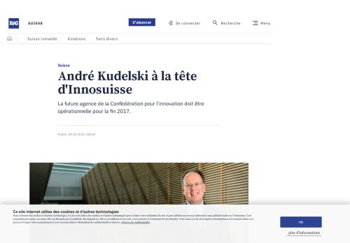 
                            6. Suisse: André Kudelski à la tête d'Innosuisse - Suisse - tdg.ch