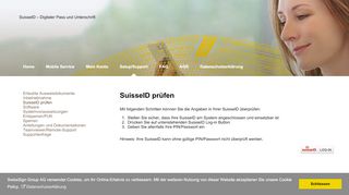 
                            2. SuisseID prüfen - Postsuisseid