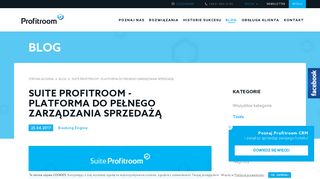 
                            3. Suite Profitroom - Nowa platforma do pełnego zarządzania sprzedażą