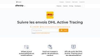 
                            4. Suivi DHL Active Tracing - AfterShip