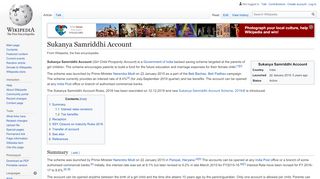 
                            12. Sukanya Samriddhi Account - Wikipedia