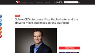 
                            9. Sulake CEO discusses Niko, Habbo Hotel and the drive to move ...