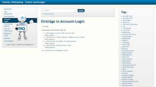 
                            10. Suleitec Webhosting - Unsere Anleitungen - Account-Login