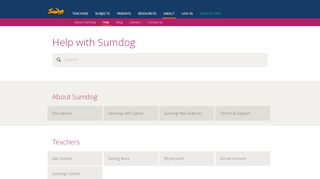 
                            2. Sumdog Help