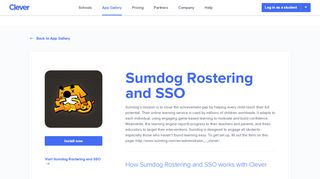 
                            9. Sumdog Rostering and SSO - Clever application gallery | Clever