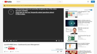 
                            10. sumHR HRMS Demo - Dashboard & Leave Management - YouTube