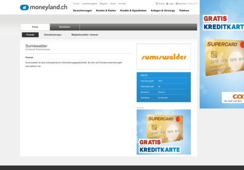 
                            12. Sumiswalder Krankenkasse - moneyland.ch