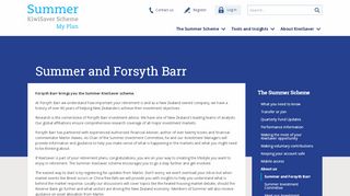 
                            11. Summer and Forsyth Barr » Summer KiwiSaver scheme | My Plan