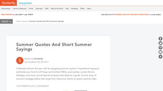 
                            13. Summer Quotes and Short Summer Sayings | Shutterfly