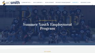 
                            8. Summer Youth Employment Program | WC Smith