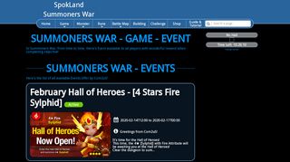 
                            11. Summoners War | SpokLand | Game | Event
