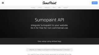 
                            8. Sumo API - Sumopaint