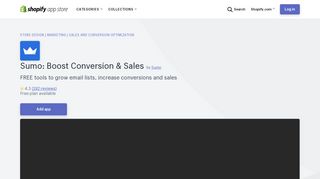 
                            12. Sumo ‑ Grow Sales & Conversion – Ecommerce Plugins for Online ...