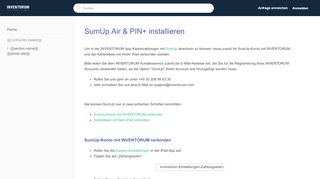 
                            12. SumUp Air & PIN+ installieren – Inventorum Support Center