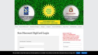 
                            12. Sun Discount DigiCard Login | Free Golf Society - Golf in the Sun