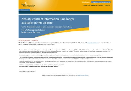 
                            10. Sun Life Financial - Home - Annuities