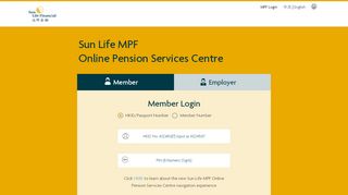 
                            5. Sun Life MPF Online Pension Services Centre