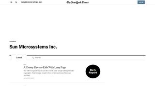 
                            8. Sun Microsystems Inc. - The New York Times