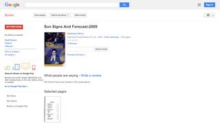 
                            7. Sun Signs And Forecast-2009