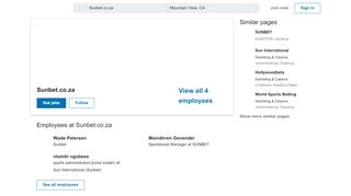 
                            10. Sunbet.co.za | LinkedIn