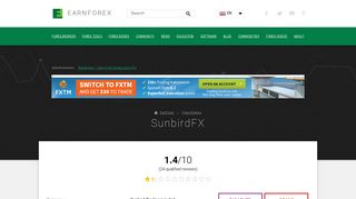 
                            8. SunbirdFX Forex Broker, SunbirdFX Review, SunbirdFX Information