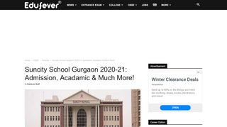 
                            13. Suncity School Gurgaon: Admission, Fee, Acadamic - Edufever