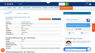 
                            11. Sundaram Mid Cap Fund - (D) - Sundaram Mutual Fund -Nav ...