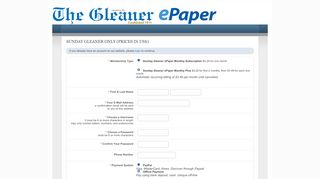 
                            10. Sunday Gleaner Only (Prices in US$) - Jamaica Gleaner ePaper