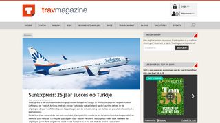 
                            10. SunExpress: 25 jaar succes op Turkije - TravMagazine