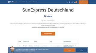 
                            5. SunExpress Deutschland | Hahn Air Lines