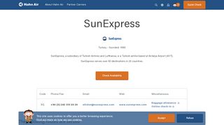 
                            4. SunExpress | Hahn Air Lines