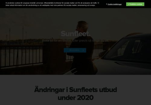 
                            1. Sunfleet: Bilpool - Smartare hyrbil både privat och för företag