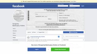 
                            11. Sungevity Bankruptcy Victims - Posts | Facebook