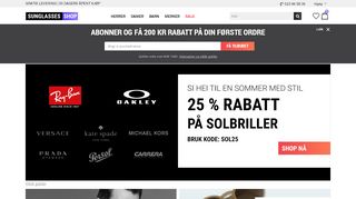 
                            9. Sunglasses Shop Norge : Designersolbriller : Inkludert Oakley og Ray ...