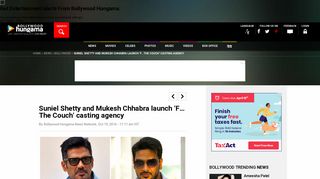 
                            5. Suniel Shetty and Mukesh Chhabra launch 'F...The Couch' casting ...