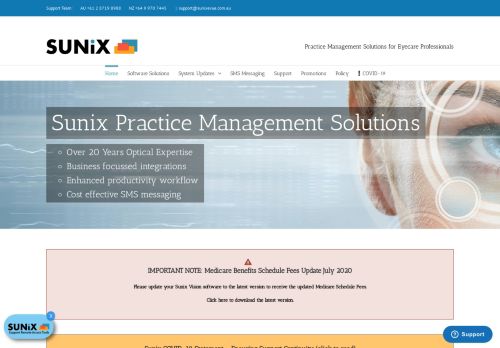 
                            2. SUNIX - Practice Management System of the Future