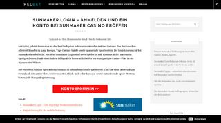 
                            6. Sunmaker Login – Anmelden und ein Konto bei Sunmaker Casino ...