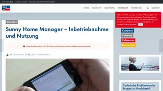 
                            1. Sunny Home Manager - Inbetriebnahme und Nutzung - Sunny. Der ...