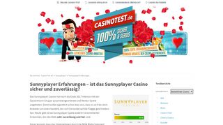 
                            13. Sunnyplayer Casino Erfahrungen ? ist Sunnyplayer sicher & gut ...