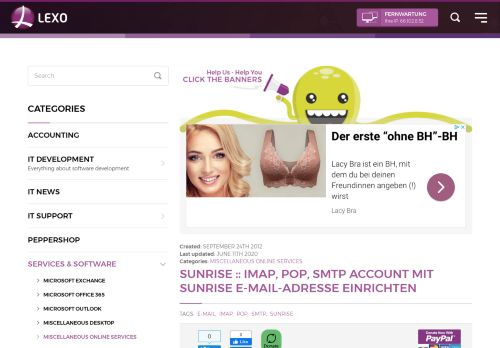 
                            10. Sunrise :: IMAP, POP, SMTP Account mit Sunrise E-Mail-Adresse ...