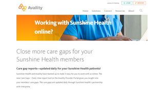 
                            6. Sunshine Health - Availity