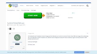 
                            4. Suntrol Portal fällt aus - Datenlogger - Photovoltaikforum