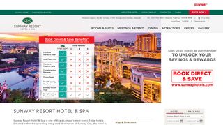 
                            5. Sunway Resort Malaysia Official Site: 5-Star Hotel & Spa Kuala Lumpur