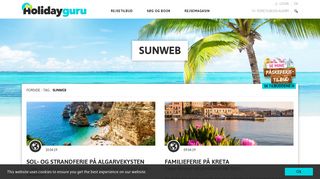 
                            8. Sunweb - De billigste charterferier på nettet - Holidayguru.dk