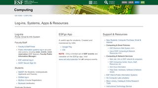 
                            4. SUNY-ESF Computing