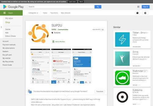 
                            11. SUP2U – Apps bei Google Play