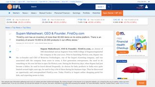 
                            11. Supam Maheshwari, CEO & Founder, FirstCry.com - IndiaInfoline