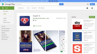 
                            11. Super 6 – Apps on Google Play